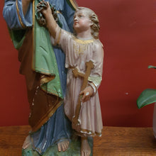 Load image into Gallery viewer, x SOLD Antique Ceramic-Chalk or plaster Sculpture Statue or Figurine, Home Worship or Devotion. B11734