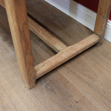 Load image into Gallery viewer, x SOLD Antique French Pale Oak Hall Table, Sofa Table, Kitchen Island or Table, or Desk. B11434
