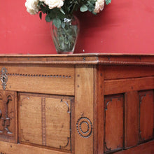 Load image into Gallery viewer, x SOLD Antique French Coffer, Large Blanket Box, Lift Lid Coffee Table, Storage Trunk. B11470