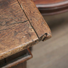 Load image into Gallery viewer, x SOLD Antique French Oak Farmhouse Kneading or Dough Table or Single drawer Side Table. B11451