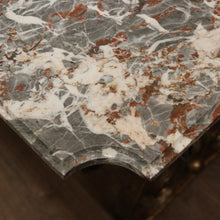 Load image into Gallery viewer, x SOLD Antique French Marble Top, Gilt Cast Iron Base Coffee Table, Side or Lamp Table. B12054
