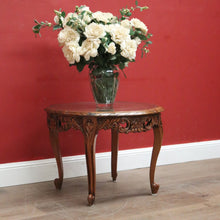 Load image into Gallery viewer, Antique French Oak, Cane and Glass Top Coffee Table, Lamp or Side Table. 1940's B11579