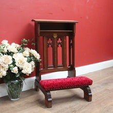Load image into Gallery viewer, x SOLD Antique French Prie Dieu, Church Prayer Chair, or Antique French Prayer Kneeler. B11478