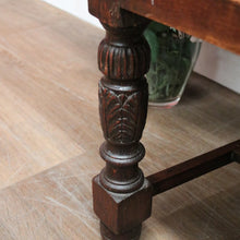 Load image into Gallery viewer, Antique French Hall Chair, an Oak and Rush Seat Carver, Office Chair or Armchair. B11802
