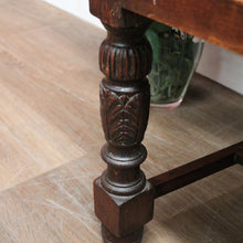 Load image into Gallery viewer, Antique French Hall Chair, an Oak and Rush Seat Carver, Office Chair or Armchair. B11802
