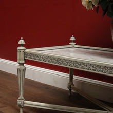 Load image into Gallery viewer, x SOLD French Hand-painted Coffee Table, or Lamp Table with White Marble Insert Top. B11913