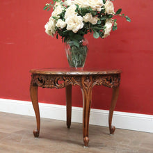 Load image into Gallery viewer, Antique French Oak, Cane and Glass Top Coffee Table, Lamp or Side Table. 1940's B11579