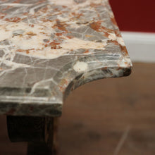 Load image into Gallery viewer, x SOLD Antique French Marble Top, Gilt Cast Iron Base Coffee Table, Side or Lamp Table. B12054