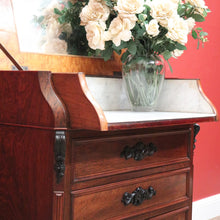 Load image into Gallery viewer, x SOLD Antique French Chest of Drawers with a Slide Out Dressing Table and Mirror. B11297