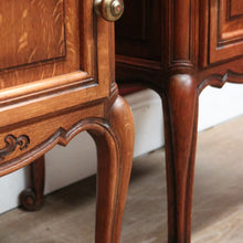 Load image into Gallery viewer, x SOLD A Pair of Vintage Lamp Table or Side Tables, Bedside Tables, French Oak. B11497