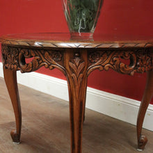 Load image into Gallery viewer, Antique French Oak, Cane and Glass Top Coffee Table, Lamp or Side Table. 1940's B11579