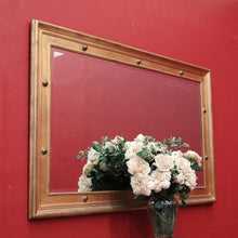 Load image into Gallery viewer, Large and Impressive Bevelled Edge Hall Mirror, Gilt-gold Frame with decorative Features. B11990