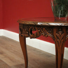Load image into Gallery viewer, Antique French Oak, Cane and Glass Top Coffee Table, Lamp or Side Table. 1940's B11579