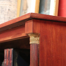 Load image into Gallery viewer, x SOLD Antique French Mahogany Open Fronted Bookcase, China Cabinet Adjustable Shelves. B11697