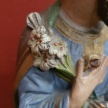 Load image into Gallery viewer, x SOLD Antique Ceramic-Chalk or plaster Sculpture Statue or Figurine, Home Worship or Devotion. B11734
