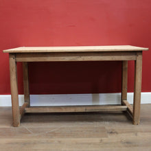 Load image into Gallery viewer, x SOLD Antique French Pale Oak Hall Table, Sofa Table, Kitchen Island or Table, or Desk. B11434