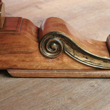 Load image into Gallery viewer, x SOLD Vintage Antique-style Circular Pedestal Dining or Kitchen Table Fruitwood with Marble Inlay. B11538