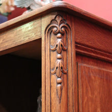 Load image into Gallery viewer, x SOLD Antique French Oak Bookcase, Three Section Open-fronted Bookcase Display Cabinet. B11670