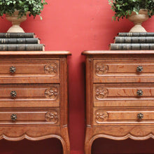 Load image into Gallery viewer, x SOLD Pair of Vintage French Bedside Table or Cabinets, Lamp Side Tables. B11523