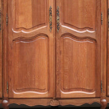Load image into Gallery viewer, x SOLD Antique French Oak Four-Door Armoire Wardrobe, Linen Press, Cabinet or Cupboard. B11750