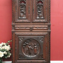 Load image into Gallery viewer, x SOLD Antique French Brittany Hall Cabinet, Drinks Cupboard, Pantry or Storage Chest B11504