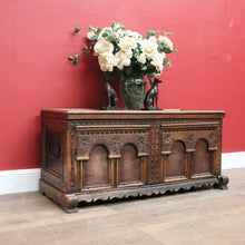 Load image into Gallery viewer, x SOLD Antique Blanket Box, Trunk, Chest, Lift Lid Storage Box, Coffer, Coffee Table. B11323