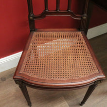 Load image into Gallery viewer, x SOLD Antique French Walnut Ladies Chair, Hall Chair, Bedroom or Dressing Table Chair. B11969