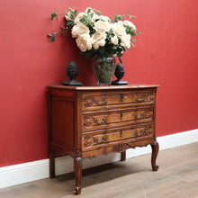 Load image into Gallery viewer, x SOLD Vintage French Three Drawer Chest, Hall Cabinet Sofa, Entry or Foyer Chest. B11571