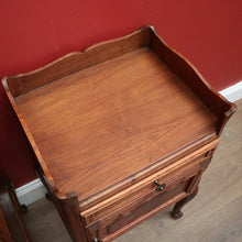 Load image into Gallery viewer, x SOLD A Pair of Vintage Lamp Table or Side Tables, Bedside Tables, French Oak. B11497