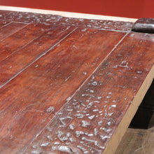 Load image into Gallery viewer, x SOLD Large and Grand Mid-Century Coffee Table, Stretcher Base, Country Lodge Feel. B11513