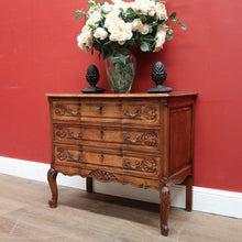 Load image into Gallery viewer, x SOLD Vintage French Three Drawer Chest, Hall Cabinet Sofa, Entry or Foyer Chest. B11571