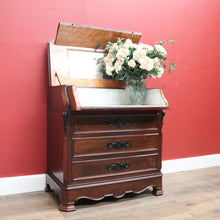 Load image into Gallery viewer, x SOLD Antique French Chest of Drawers with a Slide Out Dressing Table and Mirror. B11297