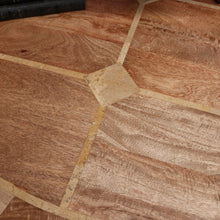 Load image into Gallery viewer, x SOLD Vintage Antique-style Circular Pedestal Dining or Kitchen Table Fruitwood with Marble Inlay. B11538