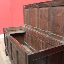 Load image into Gallery viewer, x SOLD Antique French Coffer, Lift Lid Blanket Box, Storage Trunk or Bedroom Chest. B11698