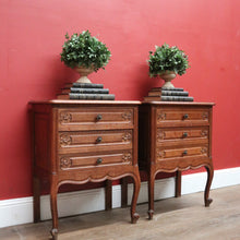 Load image into Gallery viewer, x SOLD Pair of Vintage French Bedside Table or Cabinets, Lamp Side Tables. B11523