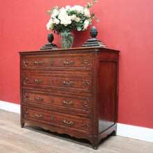 Load image into Gallery viewer, x SOLD Antique French Chest of Drawers, Four-Drawer Hall Cabinet or Foyer Chest. B11543