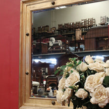 Load image into Gallery viewer, Large and Impressive Bevelled Edge Hall Mirror, Gilt-gold Frame with decorative Features. B11990