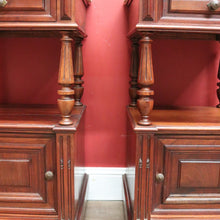 Load image into Gallery viewer, x SOLD Pair of Antique French Bedside Cabinet or Lamp Side Tables with Marble Tops. B11381