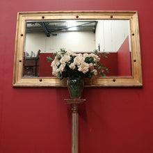 Load image into Gallery viewer, Large and Impressive Bevelled Edge Hall Mirror, Gilt-gold Frame with decorative Features. B11990

