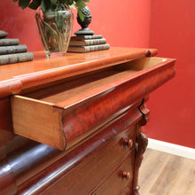 Load image into Gallery viewer, x SOLD Antique English Mahogany Chest of Drawers, 5 Drawer Hall Cabinet Chest. B11910