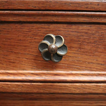 Load image into Gallery viewer, x SOLD Pair of Antique French Oak Lamp Table, Two-drawer Bedside Cabinets or Hall Tables. B11554