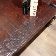 Load image into Gallery viewer, x SOLD Large and Grand Mid-Century Coffee Table, Stretcher Base, Country Lodge Feel. B11513