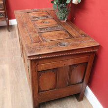 Load image into Gallery viewer, x SOLD Antique French Coffer, Large Blanket Box, Lift Lid Coffee Table, Storage Trunk. B11470