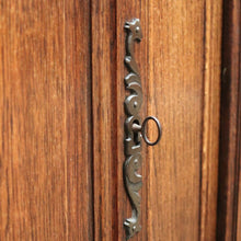 Load image into Gallery viewer, x SOLD Antique French Oak Two Drawer Two Door Narrow Hall Cabinet or Sideboard B11814