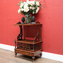 Load image into Gallery viewer, x SOLD Antique English Music Canterbury, Music Storage Canteen with Drawer. Mahogany c1860. B11948