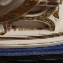 Load image into Gallery viewer, x SOLD Antique Statue under Glass, Our Lady (Mary) holding Our Lord (the Child Jesus) B11548