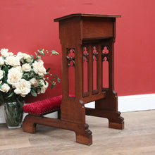 Load image into Gallery viewer, x SOLD Antique French Prie Dieu, Church Prayer Chair, or Antique French Prayer Kneeler. B11478