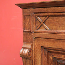 Load image into Gallery viewer, x SOLD Antique French oak Sideboard, Two Drawer 2 Door Hall or Entry Cabinet. B11539