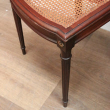 Load image into Gallery viewer, x SOLD Antique French Walnut Ladies Chair, Hall Chair, Bedroom or Dressing Table Chair. B11969