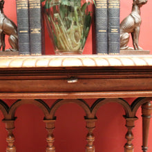 Load image into Gallery viewer, x SOLD Antique French Walnut Sofa Table, Single Drawer Hall Table, Ladies Desk, Side Table. B11942